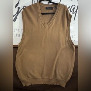 Greg Norman Collection Brown Knit Vest